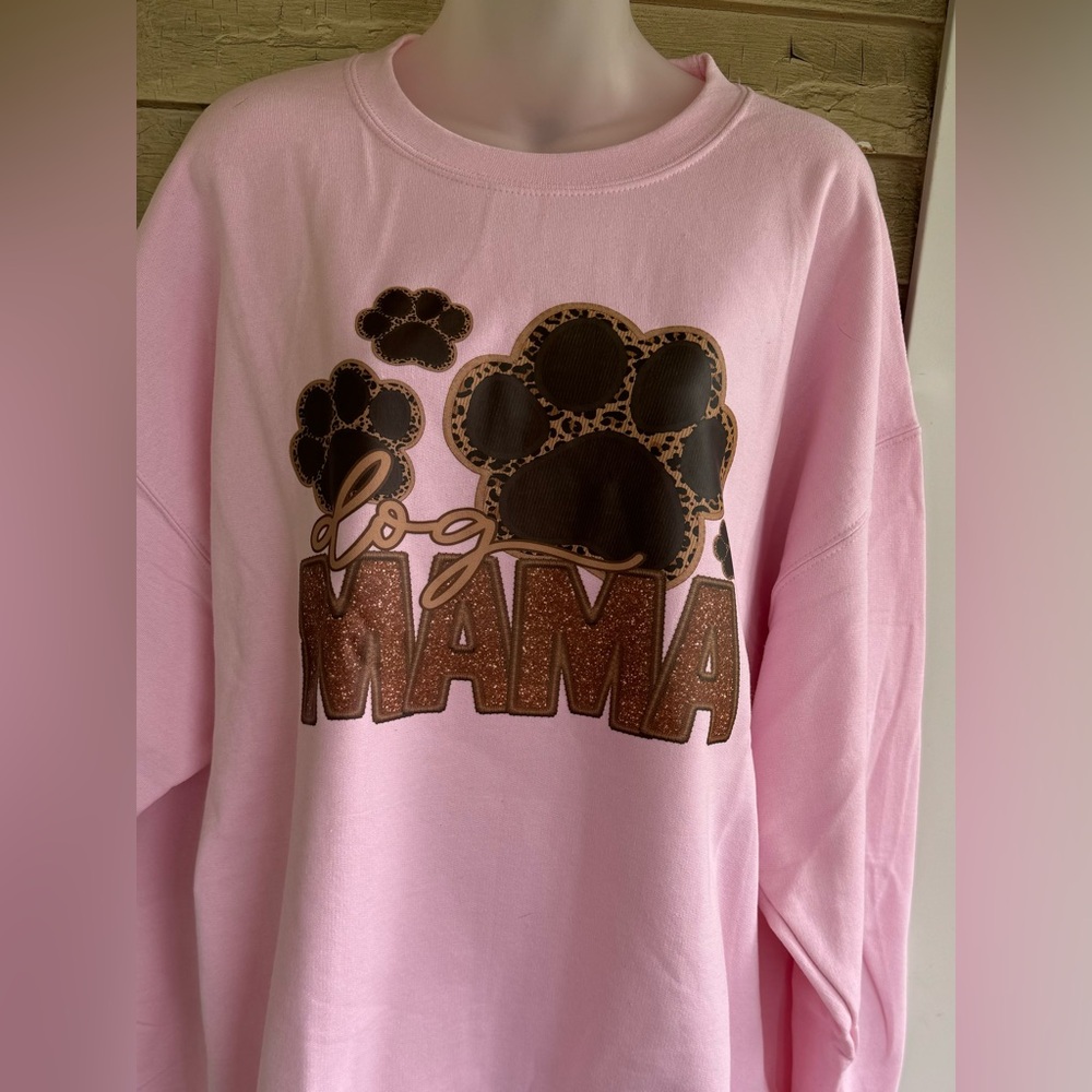 Light Pink, X-Large Gildan Crew Sweatshirt. Personally Made